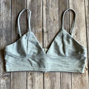 Gray Bra Top size S